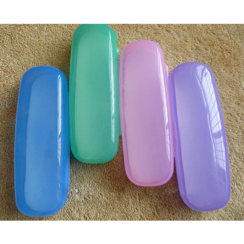 Portable Plastic Eyeglasses Sunglasses Storage Hard Case Glasses Holder