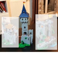 ZITIANYOUBUILD Dungeon with Library, Chapel Extension for Set 10305 Castle