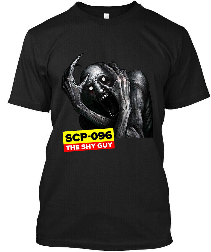  SCP 096 Shy Guy Terminal View Shirt : Clothing, Shoes & Jewelry