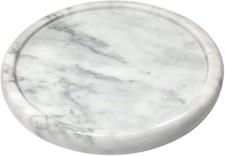 Natural Marble Tray Circular Marble Stone Decorative Tray For Counter jewelry Va