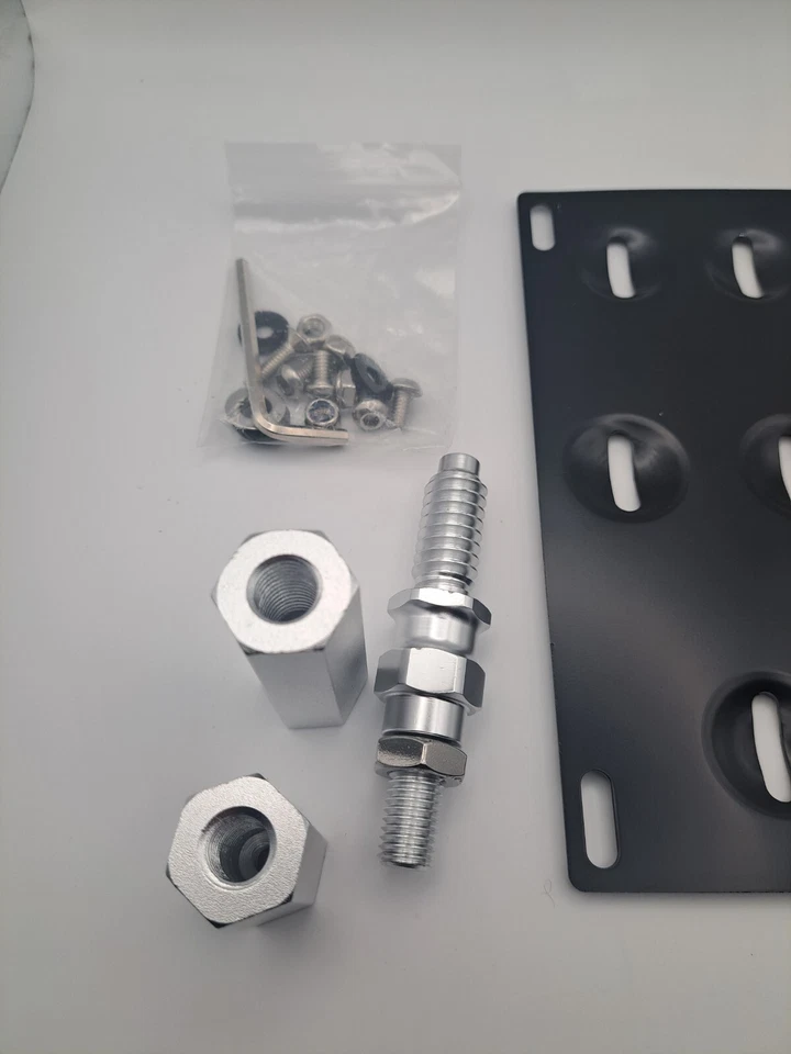 Крючок буксировки переднего бампера кронштейн для номерного знака подходит для Audi A3 VW Passat EOS - Изображение 3 из 4