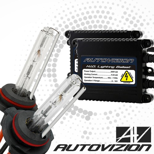 AUTOVIZION 55W XENON SLIM HID KIT CONVERSION H1 H4 H7 H10 H11 H13 9005