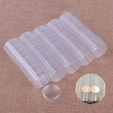 Münzkapseln 100x Gedenkmünze Kapseln Caps 26mm für 2 Euro Münze Coin Münzdosen