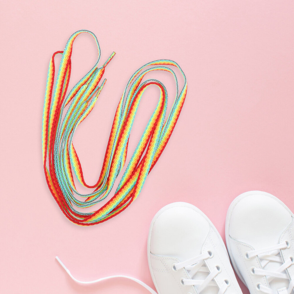 APL Lacci Arcobaleno Bambino Lacci Arcobaleno Per Scarpe da Ginnastica Bambini