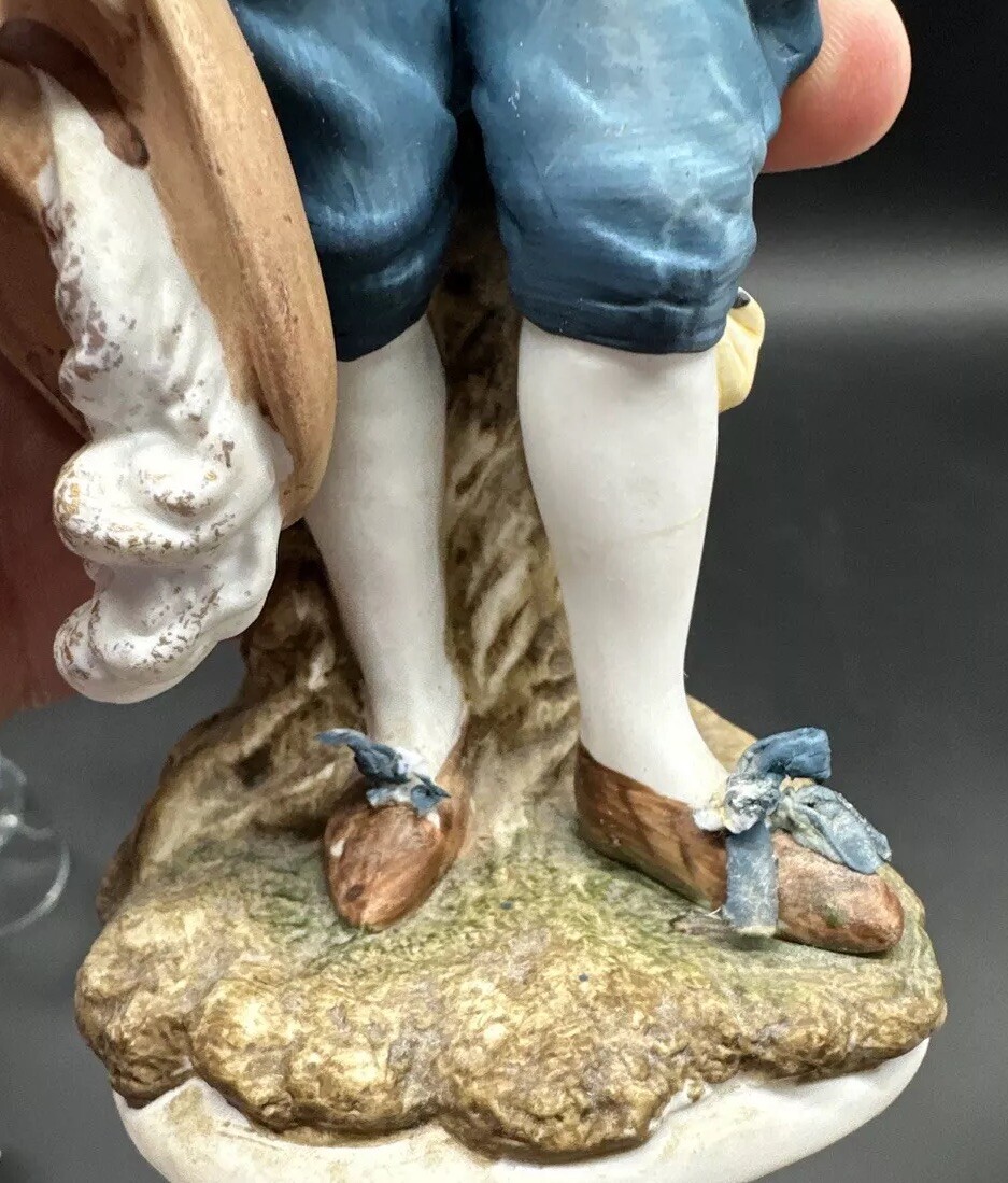 Vintage Lefton China Blue Boy Figurine Hand Painted LE Vintage Lefton China Blue Boy Figurine Hand Painted LE