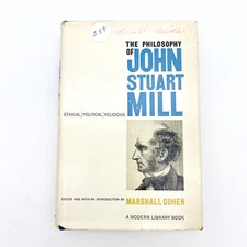 The Philosophy of John Stuart Mill 1961 Modern Library Marshall Cohen HC DJ
