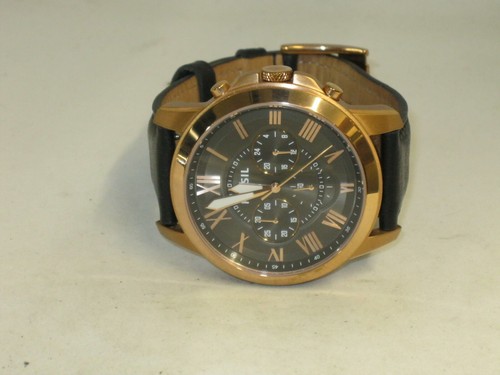 Men's Fossil Grant Chronograph Leather 