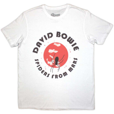 David Bowie - Spiders From Mars - White  t-shirt