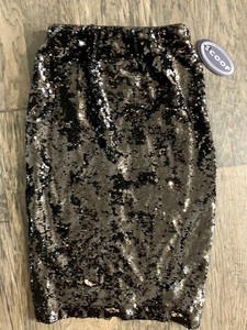stretchy sequin skirt