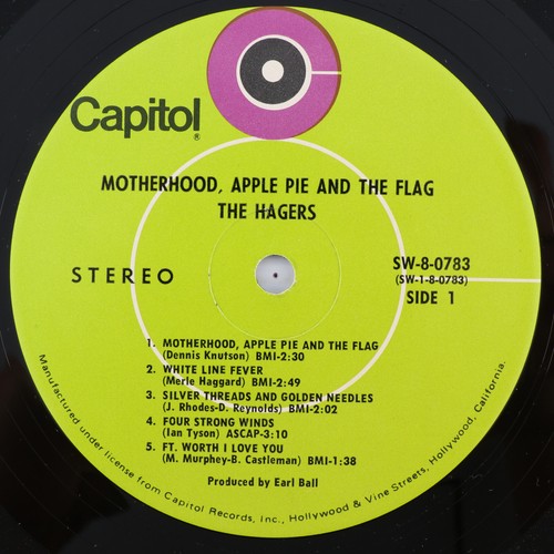 The Hagers – Motherhood, Apple Pie & The Flag - 1971 12" LP Vinyl Record ST-783 - Picture 7 of 20