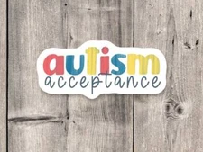 Autism Acceptance Sticker - Neurodiversity Awareness Decal