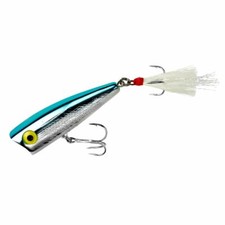 Rebel Fishing Lure P6003 Pop R 1/4 Oz Silver Blue Fishing Hard