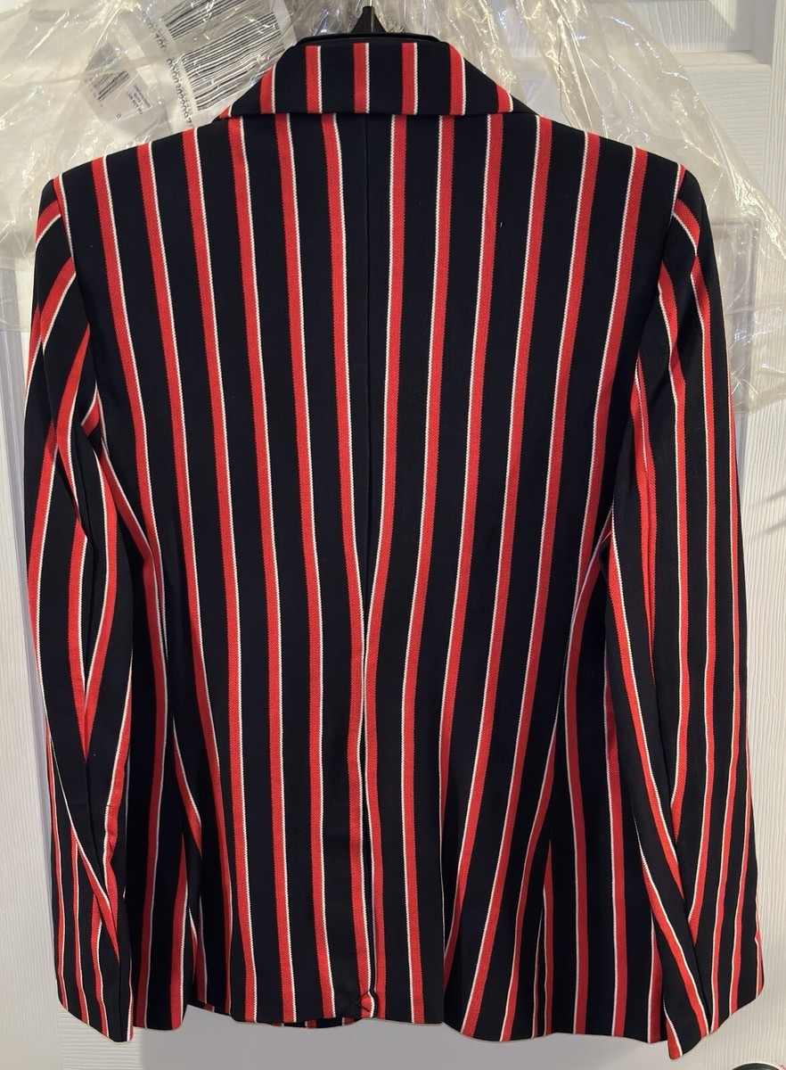 ジャケット・アウター Vintage Ralph Lauren stripe chaster coat Vintage Rare POLO Rl by RALPH LAUREN Stripe Harrington
