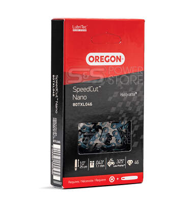 Oregon SpeedCut Nano Sägekette 80TXL046E Ersatzkette 325''  1,1 mm 46 TG 25 cm