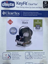 Chicco KeyFit  Max ClearTex  Infant Car Seat  Base in Legend, Creased Box