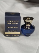 Versace Pour Femme Dylan Blue by Versace Mini EDP .17 OZ / 5ml For Women