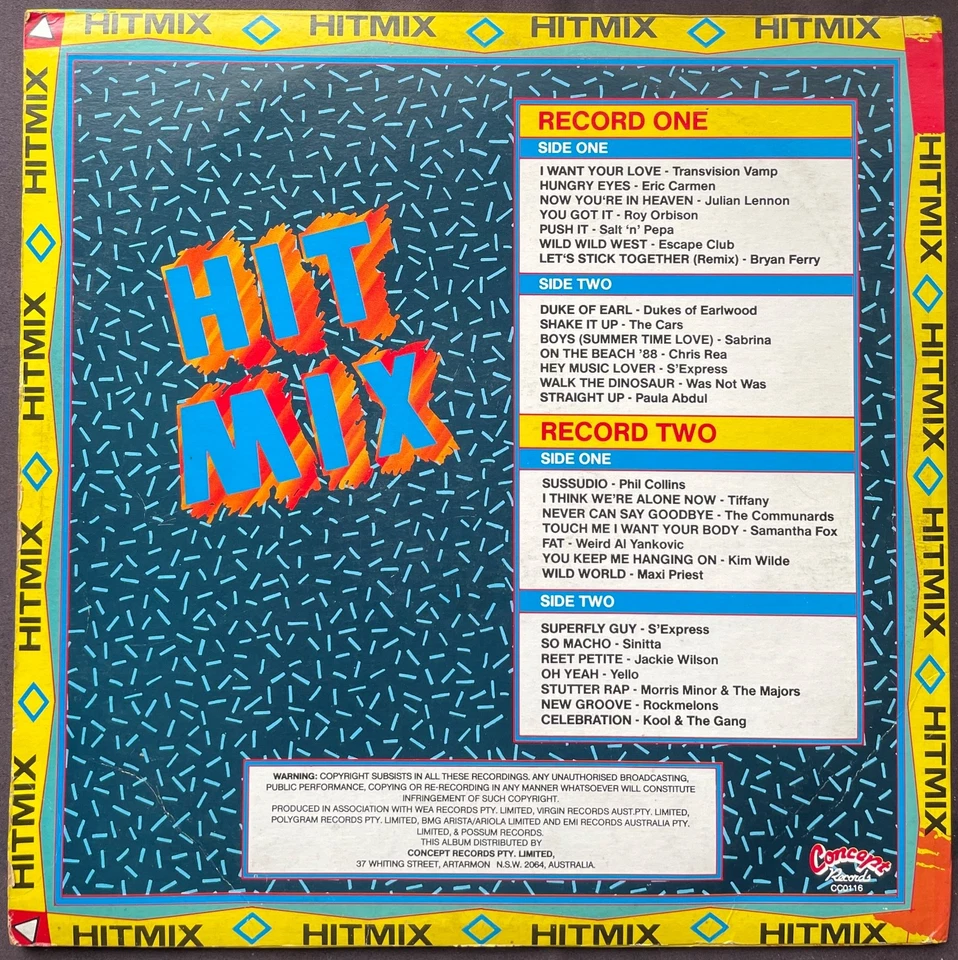 Hit Mix 2 Compilation 2 x 12" Vinyl LP Records 28 Original Hits & Artists - Image 3 of 4
