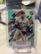 Topps Pristine Refractor Aqua 2025 Team colors /199  Edwin Díaz #102 Mets 