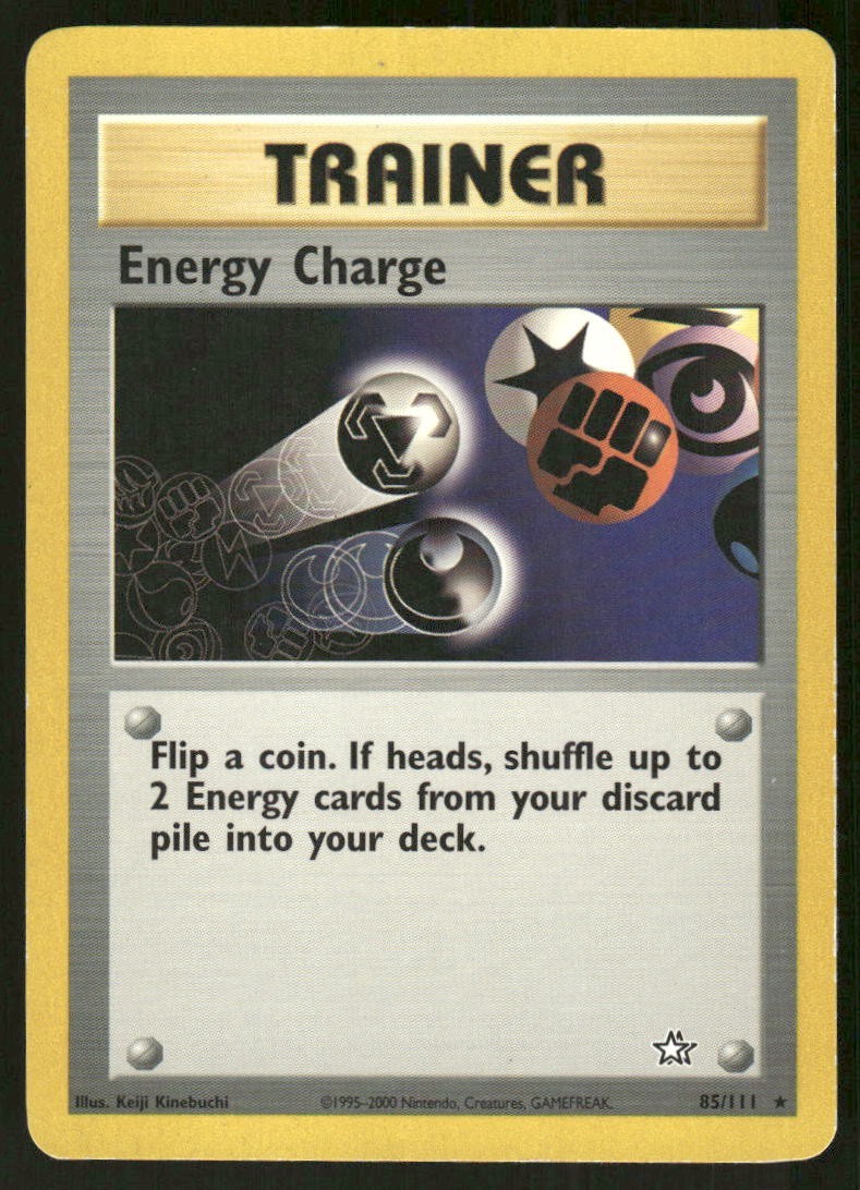 Pokemon Tcg Energy Charge #85 Pokemon Neo Genesis MP