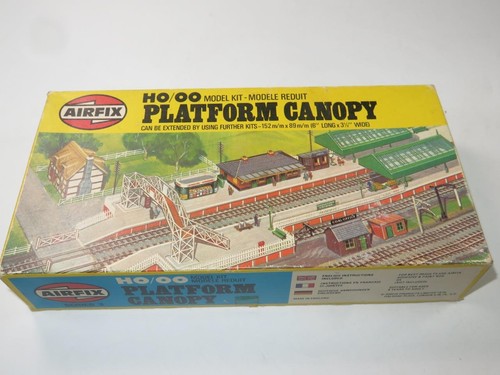 AIRFIX HO/OO MODELLEISENBAHN BAUSATZ BAHNSTEIGÜBERDACHUNG Unmade in Type 6 Box