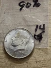1968-D Silver Kennedy Half Dollar, 90% Silver