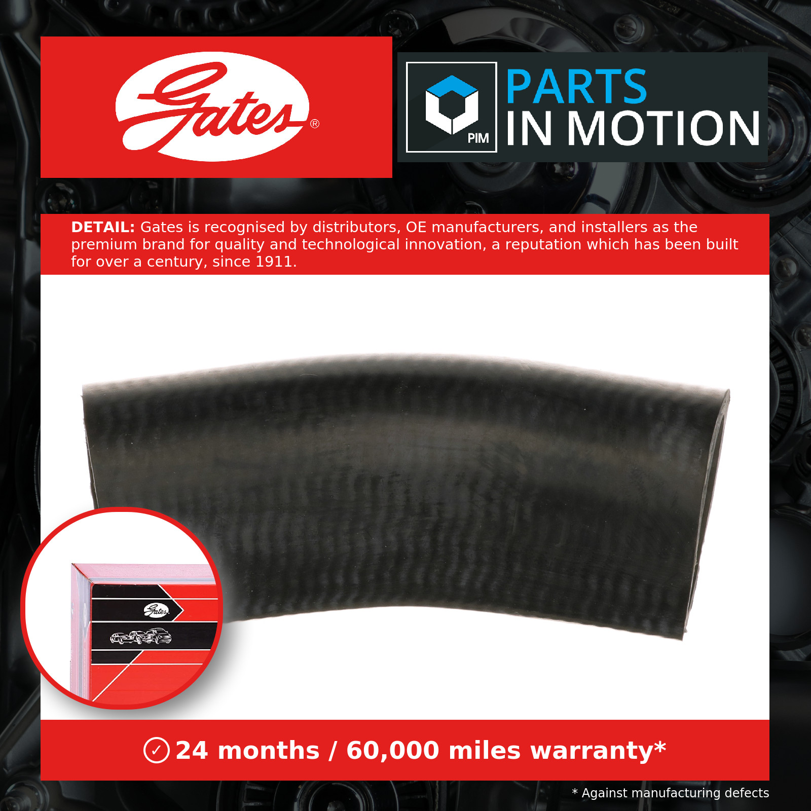 Fits GATES 02-2121 CURVED HOSE 02-2121 ⭐UK Stock⭐ - Image 4