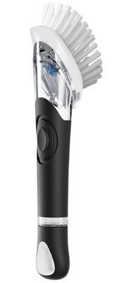 OXO Good Grips Soap Dispensing Dish Scrub Brush, Cleaning Brush for Kitchen