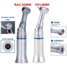 Contra Angle Slow Low Speed Handpiece Fit NSK 1.6/2.35mm Burs Dental Push Button