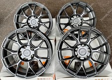 18" Black MR147 Alloy Wheels Fits Lexus Es Gs Is Ls Nx Rc Sc Ux Models 5x114