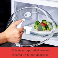 New Magnetic Microwave Anti Splatter Cover Plate Guard Lid With Steam Vent