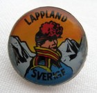 Four 1960's Sweden Lapland Souvenir Buttons or Lapel Pins — photo 3
