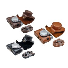 Vintage PU Leather Camera Sleeve for Fujifilm X100F / X100T / X100S / X100V