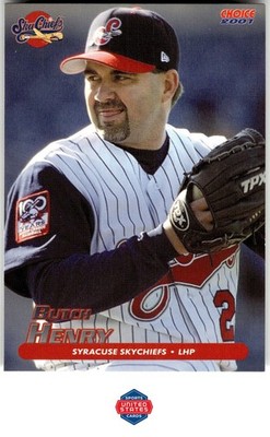2001 Choice Syracuse SkyChiefs #06 Butch Henry
