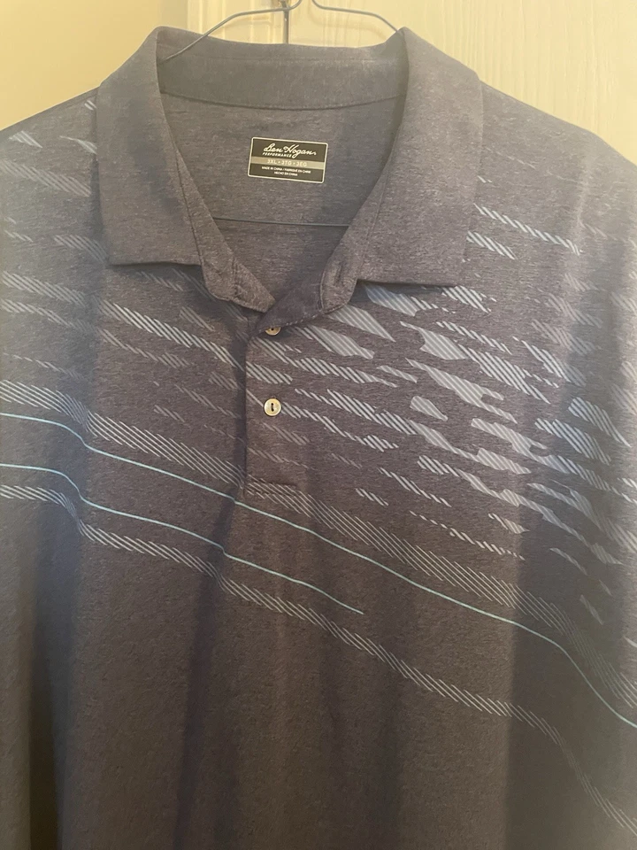 Camisa de golf deportiva Ben Hogan Performance para hombre talla 3XL azul marino Foto 3 de 4
