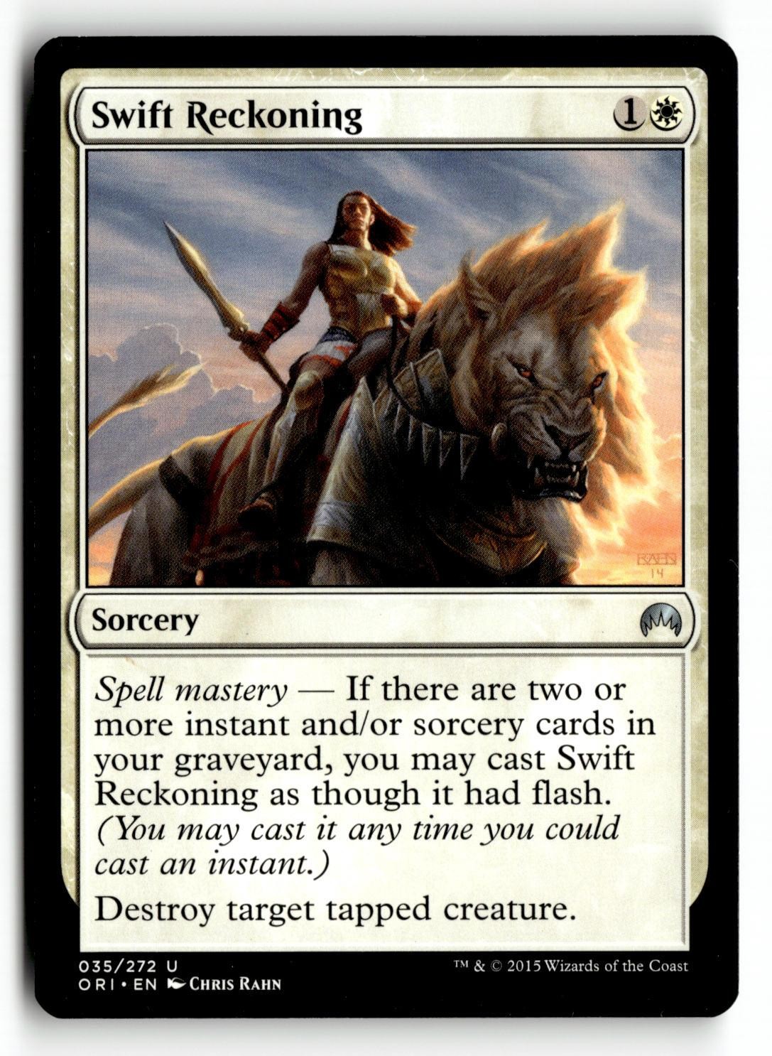 MAGIC TG: Ultimate Masters #39 Swift Reckoning Uncommon .M2A