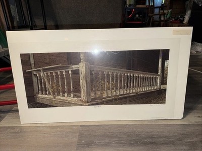 Adams Porch By Ward H Nichols RARE and OLD Art Print Signed And Numbered