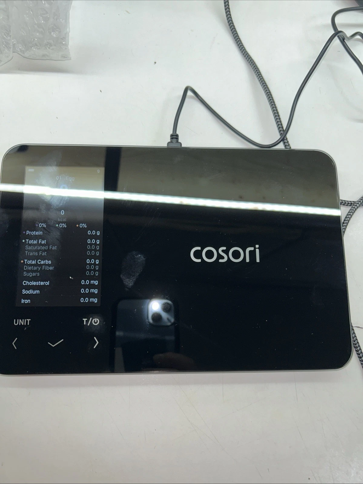 Cosori Smart Kitchen Food Scale AI Nutrition Calorie Counter USB-C App Scan
Opens in a new window or