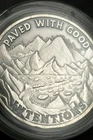 Reckless Metals 1 Oz .999 Gunmetal Silver 'Paved With Good Intentions' Rolo