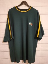 Vintage Tommy Hilfiger Logo Polo Shirt Hunter Green Men  s XXL Made In USA Rugby