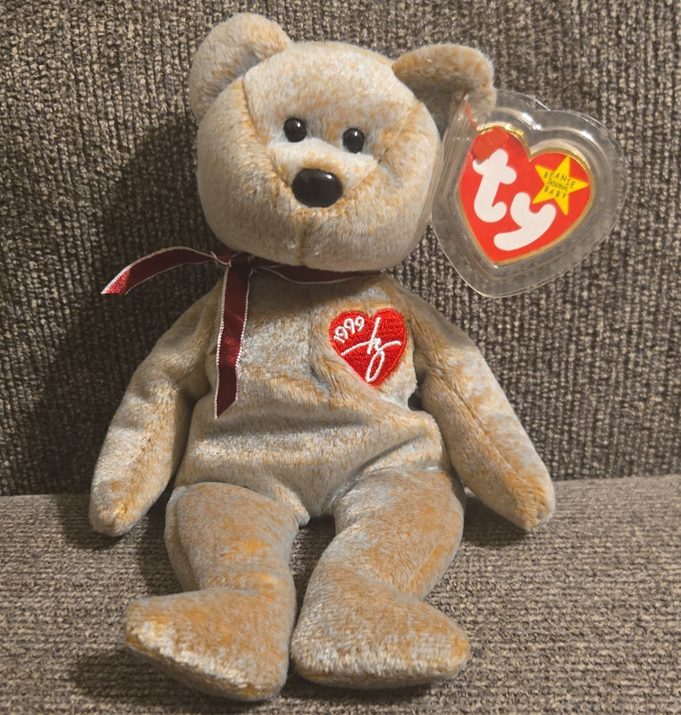 Ty Beanie Babies 1999 Signature Bear Plush Retired Vintage Mint Condition RARE