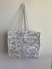 Nachhaltig Tasche aus Plastikfolien Shopper Einkaufen Upcycling A8