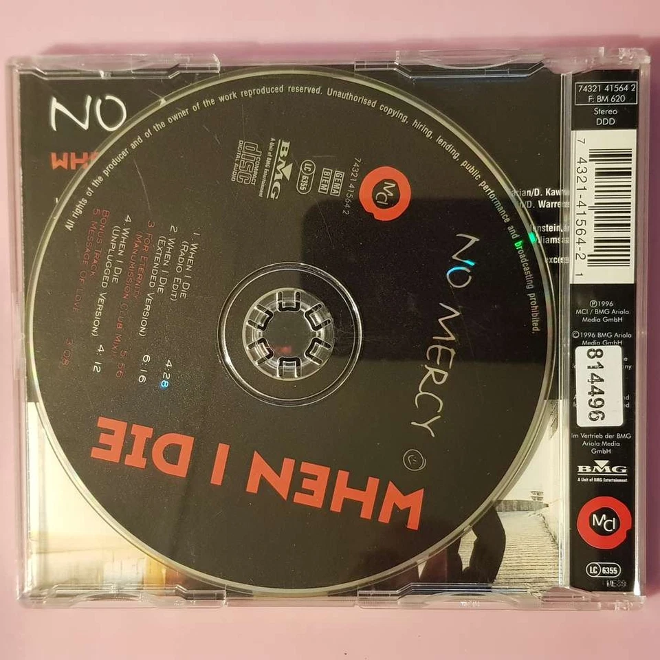 NO MERCY When I Die  EX/EX (MCD) - Bild 3 von 3