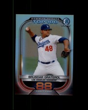 2021 Bowman Chrome Refractors #BTP88 Brusdar Graterol (ref 163746)