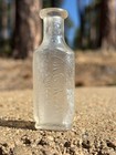 Tiny 3" AE ROEDEL Druggist Drug Store Medicine Bottle CHEYENNE WY WYOMING — photo 1
