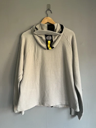 Felpa con cappuccio e zip intera Stone Island vintage taglia uomo media sacca piccola