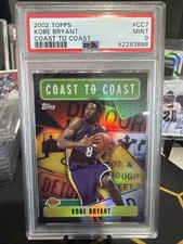 2002 Topps Kobe Bryant Coast To Coast PSA 9