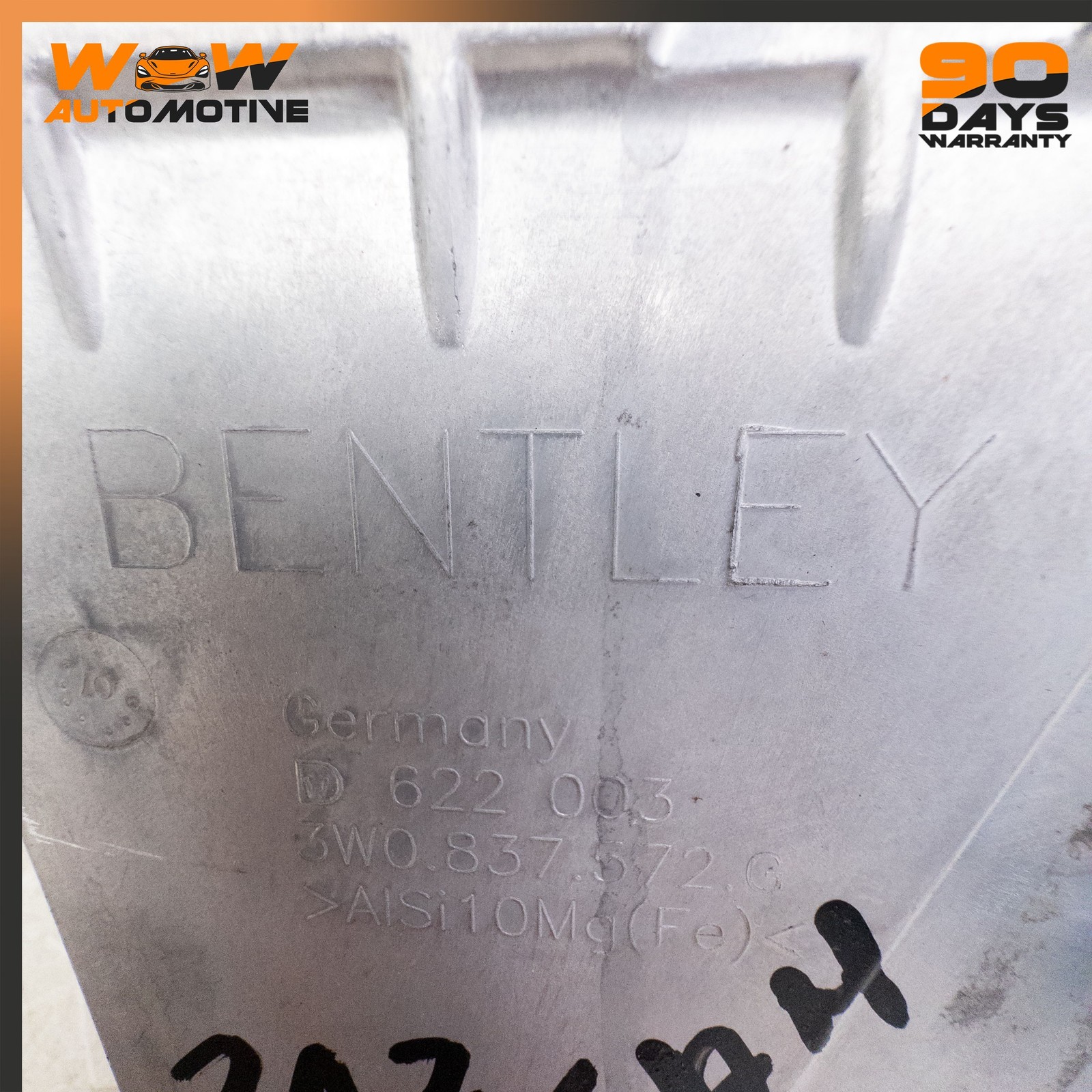 07-18 BENTLEY CONTINENTAL GTC FRONT RIGHT PASSENGER SIDE DOOR WINDOW GLASS OEM