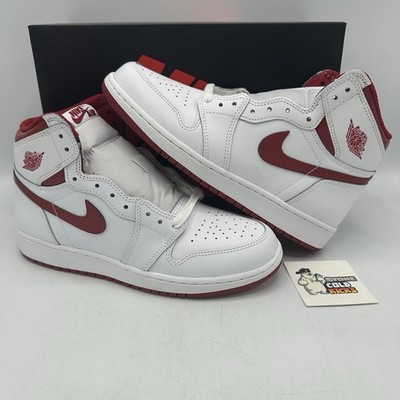 Nike Air Jordan 1 Retro High OG Red Metallic 575441-103 Size 7Y