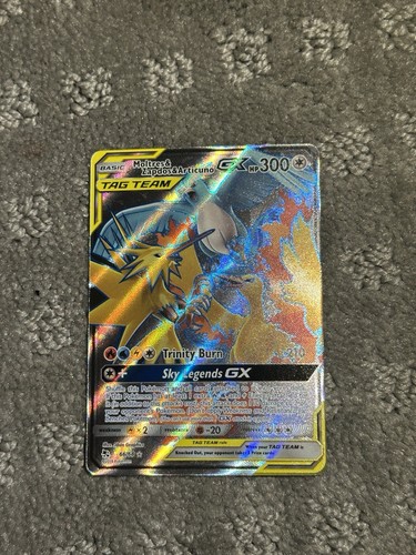 Moltres & Zapdos & Articuno GX (Full Art) — Hidden Fates