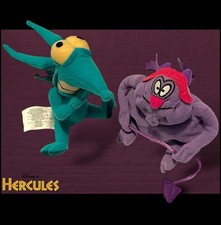 Hercules Pain and Panic The Disney Store Bean Bag Plush Stuffed Set of 2 1997